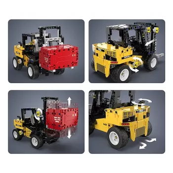 Forklift Jamara model CaDA Bricks — children's forklift, colours: black, red, yellow, recommended age 8+