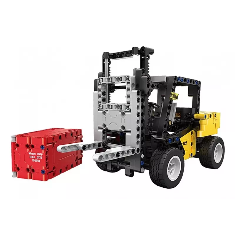 Forklift Jamara model CaDA Bricks — children's forklift, colours: black, red, yellow, recommended age 8+