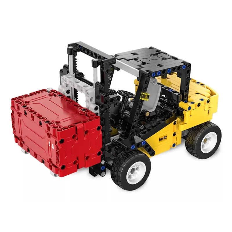 Forklift Jamara model CaDA Bricks — children's forklift, colours: black, red, yellow, recommended age 8+