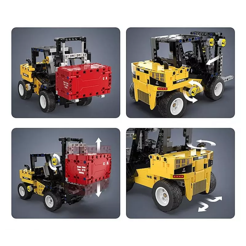 Forklift Jamara model CaDA Bricks — children's forklift, colours: black, red, yellow, recommended age 8+