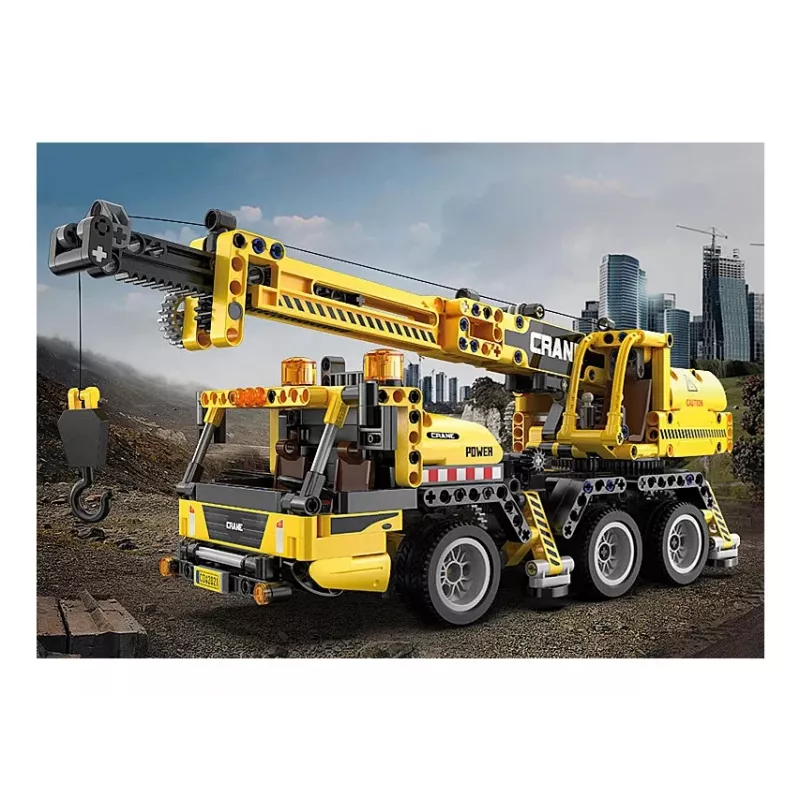 Mobile crane Jamara CaDA model 402886 — construction set, black and yellow, for ages 8+