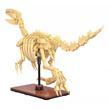 Building set Jamara CaDA Dinosaur fossil Velociraptor — 256 pieces, age 8+, beige/brown