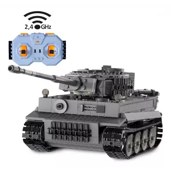 Tank model Jamara CaDA Tiger 1:35 scale, electric engine, Li‑Ion battery, for ages 8+