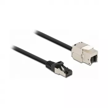 Cable RJ45 plug to Keystone Module RJ45 jack DeLOCK 87029