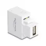 Wall keystone module DELOCK with USB-A charging port 5W white