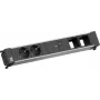 Power frame power strip Bachmann BM0023845 with 2x CEE7/3 sockets, 1x USB-C (100W), 2x connector modules, 0.2 m cable