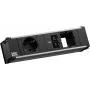 Power strip Bachmann CONI with 1x CEE 7/3 socket, 1x USB-C PD 45W, 1x mains connector, 0.2 m cable