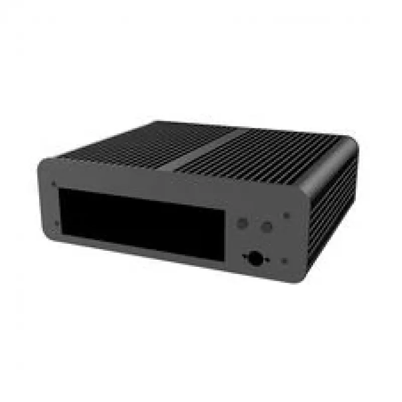 Akasa Euler CMX Mini-ITX Fanless PC Case A-ITX61-S1B — black, mini chassis for passive-cooled systems