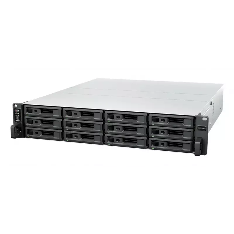NAS Rack Synology RS2423RP+II (Rack 2U) AMD Ryzen V1780B 8 GB DDR4, 12-bay, RAID, DiskStation Manager