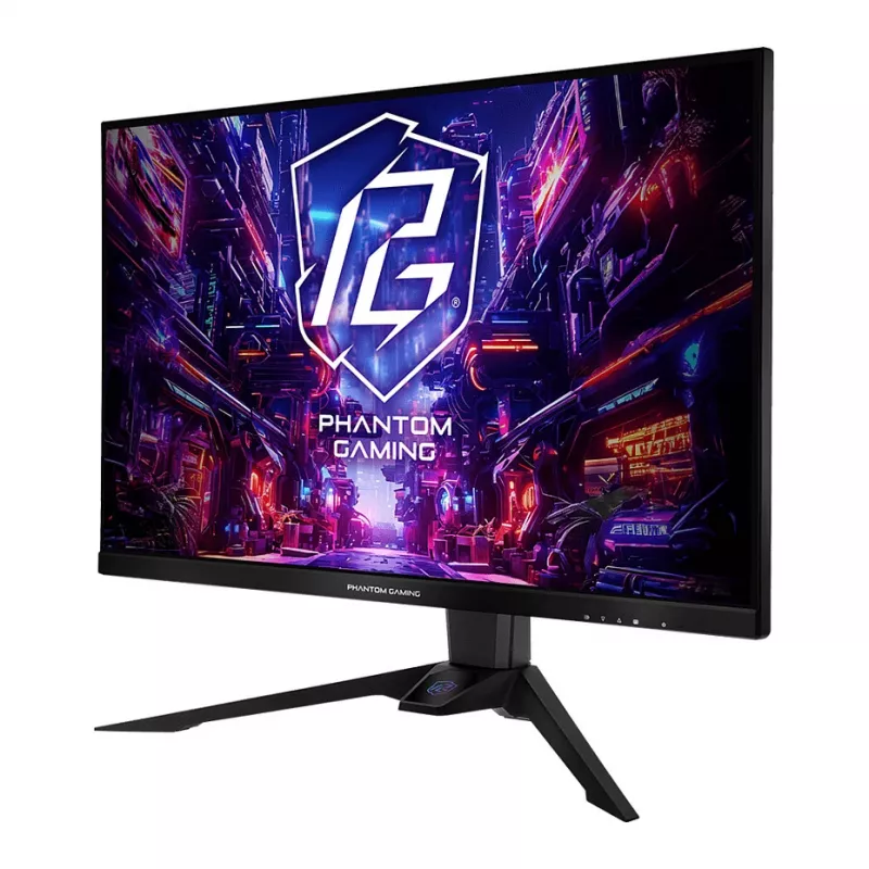Monitor ASRock PG32QFT 32 inch QHD (2560×1440) IPS LED, 1 ms, 180 Hz, VESA, Height adjustable, Black
