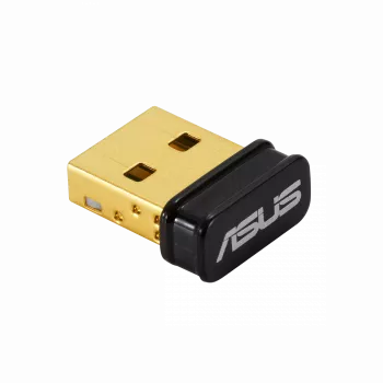 Bluetooth USB adapter ASUS USB-BT600, Bluetooth interface, USB host, 1.5 Mbit/s, USB-powered, black/gold