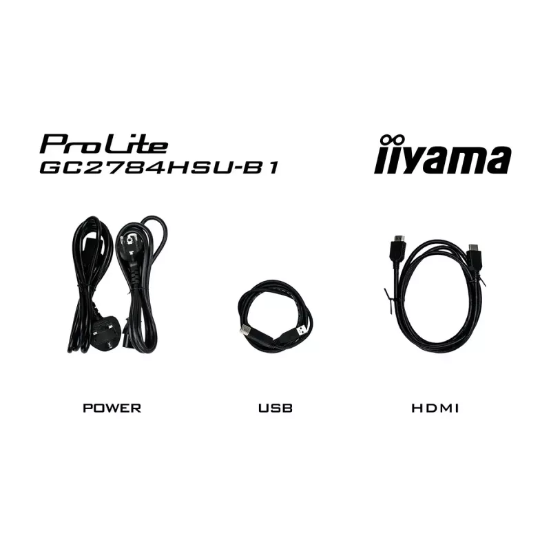 27 inch iiyama G-MASTER GC2784HSU-B1 curved VA monitor 240 Hz Full HD 1920x1080 USB hub speakers VESA
