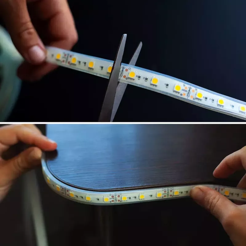 Smart strip light Nedis WIFILS51CRGB — Wi‑Fi, RGB, 24 W, 1 m cable, 12 mm width
