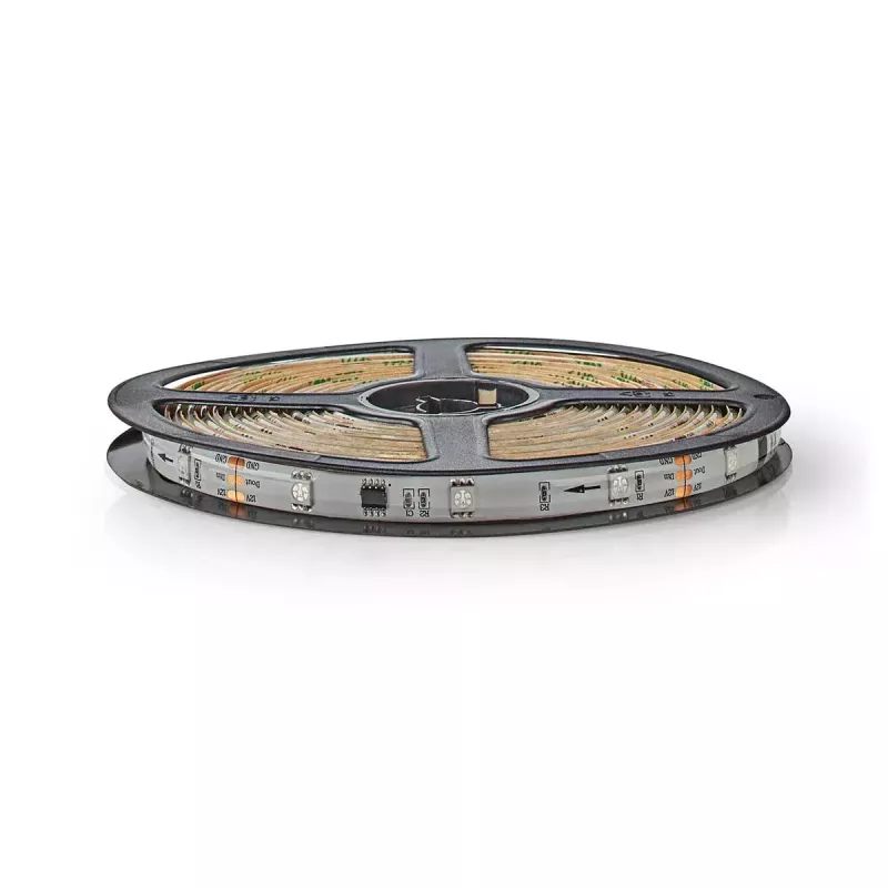 Smart strip light Nedis WIFILS51CRGB — Wi‑Fi, RGB, 24 W, 1 m cable, 12 mm width