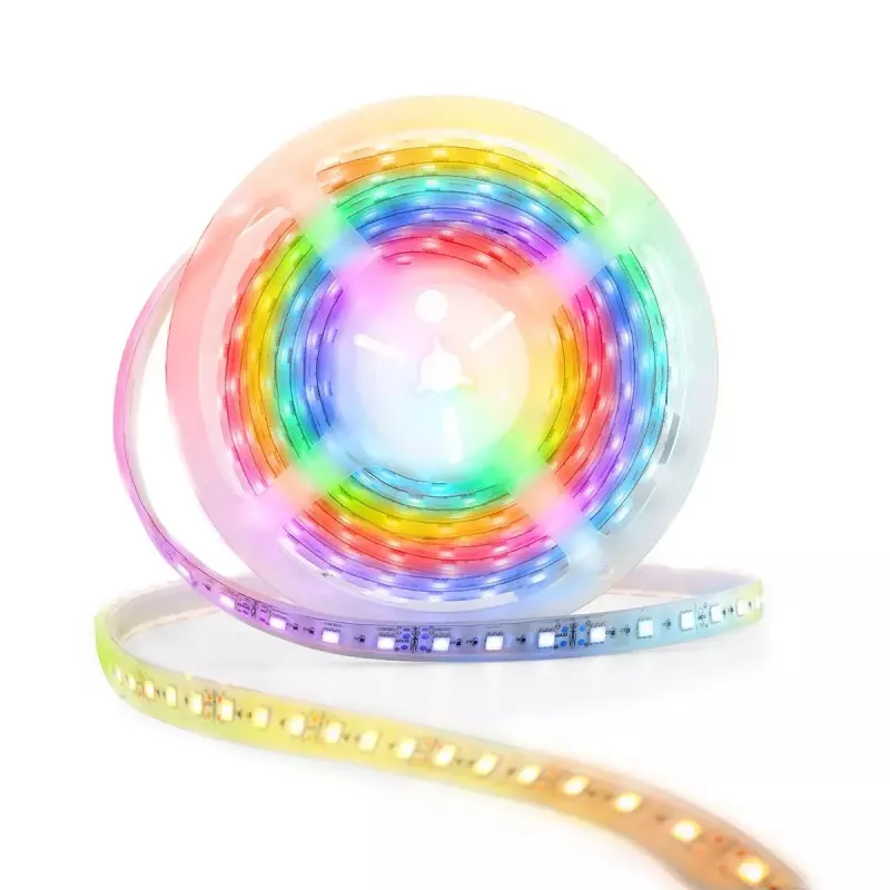 Smart strip light Nedis WIFILS51CRGB — Wi‑Fi, RGB, 24 W, 1 m cable, 12 mm width