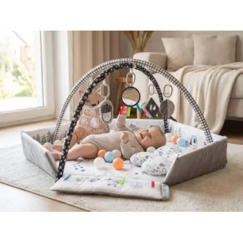 Baby play mat milly mally Baby Mat 5in1 Minky – multifunctional 5-in-1 baby mat for tummy time, play, rest, crawling, travel