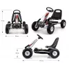 Milly Mally Ride-On Go-Kart Thor White