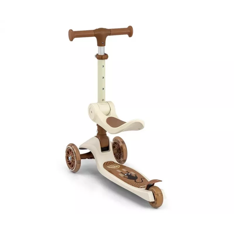 Kick Scooter milly mally Milly Mally Scooter Fuzzy Classic — children's scooter, beige