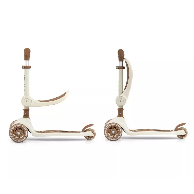 Kick Scooter milly mally Milly Mally Scooter Fuzzy Classic — children's scooter, beige