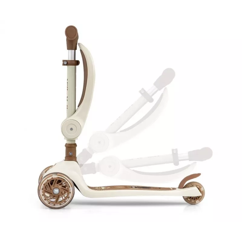Kick Scooter milly mally Milly Mally Scooter Fuzzy Classic — children's scooter, beige