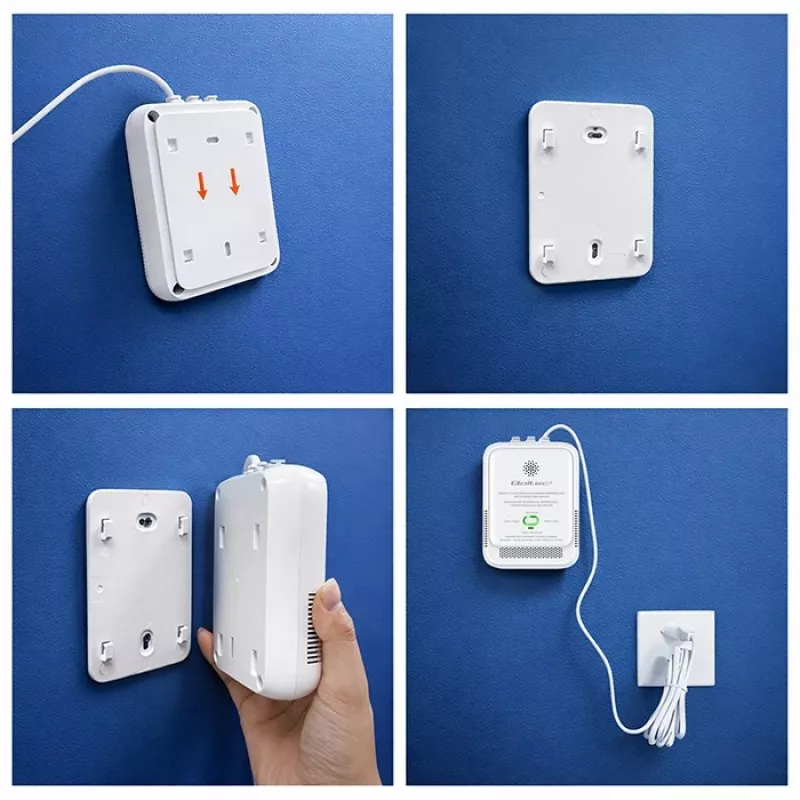 Gas and Carbon Monoxide Leak Detector QOLTEC 52654 — natural gas and CO sensing device