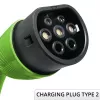 Wall-mounted electric car charger QOLTEC 7 kW 230V CEE 32A with Wi‑Fi and LCD (model 52721)