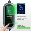 Wall-mounted electric car charger QOLTEC 7 kW 230V CEE 32A with Wi‑Fi and LCD (model 52721)