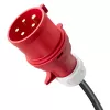 Wall-mounted electric car charger QOLTEC 7 kW 230V CEE 32A with Wi‑Fi and LCD (model 52721)