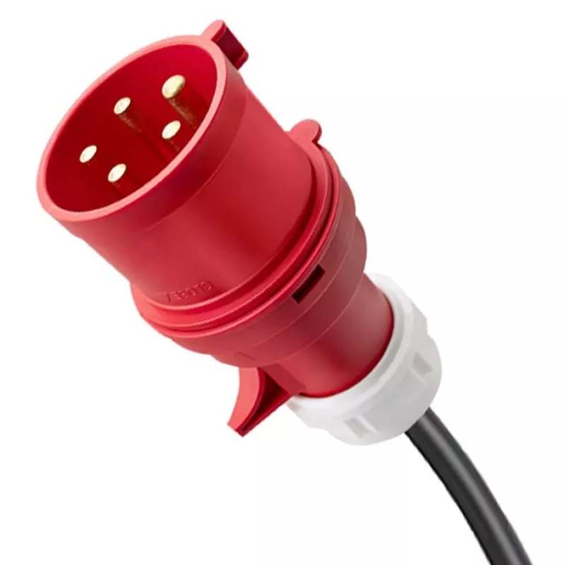 Wall-mounted electric car charger QOLTEC 7 kW 230V CEE 32A with Wi‑Fi and LCD (model 52721)