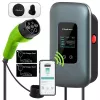 EV charging station QOLTEC 3-phase 22 kW 32 A with WiFi (model 52723)