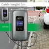EV charging station QOLTEC 3-phase 22 kW 32 A with WiFi (model 52723)
