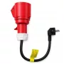 Power adapter QOLTEC CEE 16A 5P 400V to SCHUKO 230V, model 52724