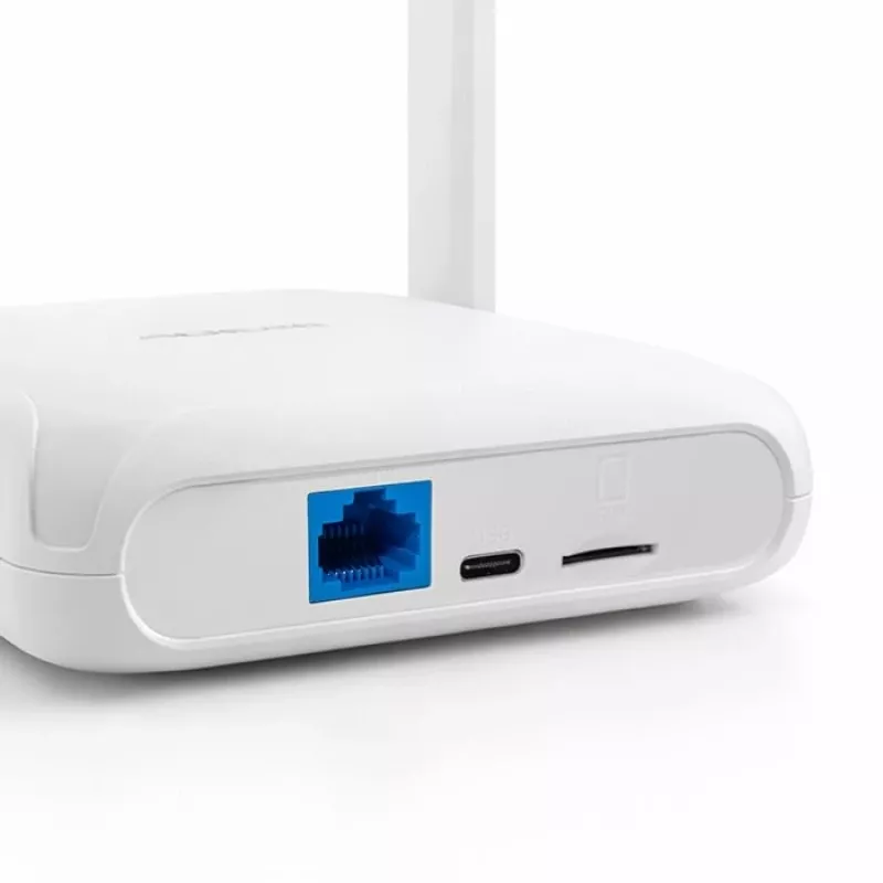 Router QOLTEC 56980 — 4G LTE cellular router with Wi‑Fi 6