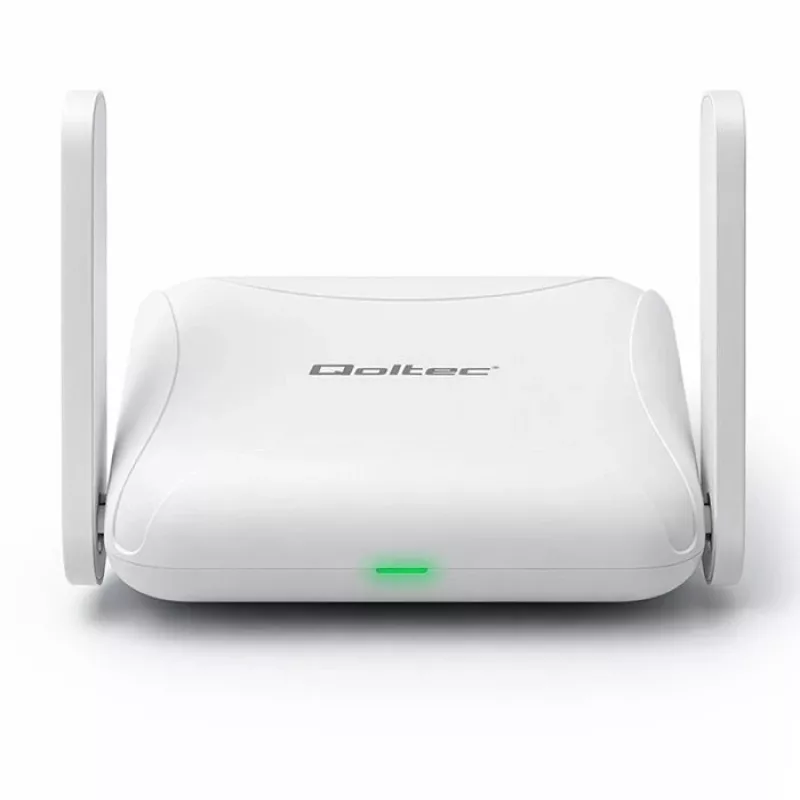 Router QOLTEC 56980 — 4G LTE cellular router with Wi‑Fi 6