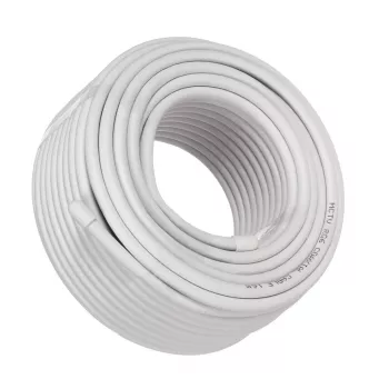 Coaxial cable MACLEAN MCTV-470 RG-6/U 25 m, white