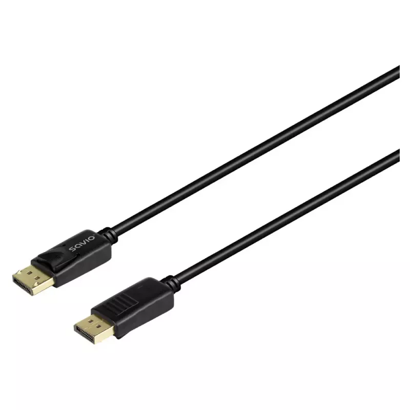 DisplayPort cable SAVIO CL-205 v1.4 2m — DisplayPort 1.4, 2 meters
