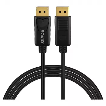 DisplayPort 1.4 Cable SAVIO CL-206, 3 m, passive, 8K@60Hz / 4K@120Hz support