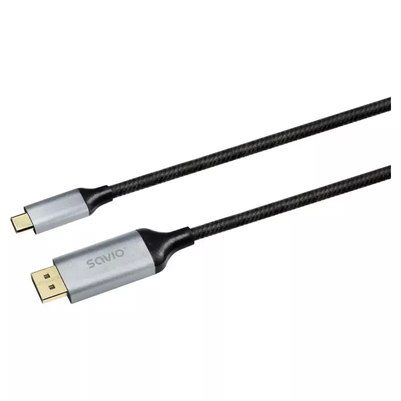 USB-C to DisplayPort Cable SAVIO CL-208 (DisplayPort 1.2, 2 m)