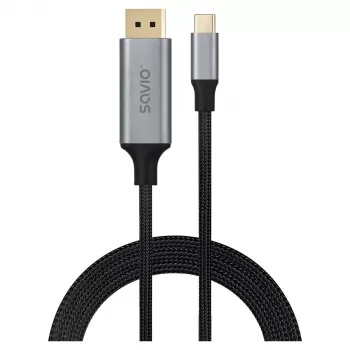 USB-C to DisplayPort Cable SAVIO CL-208 (DisplayPort 1.2, 2 m)