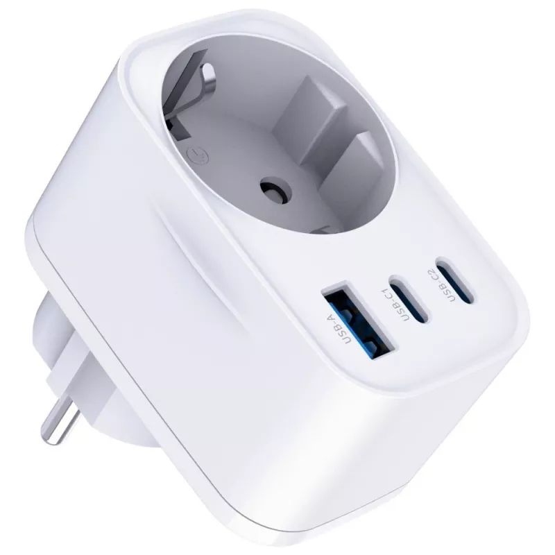 3MK Charger Comfort Charger GaN 30W White – USB power adapter, 30W GaN output