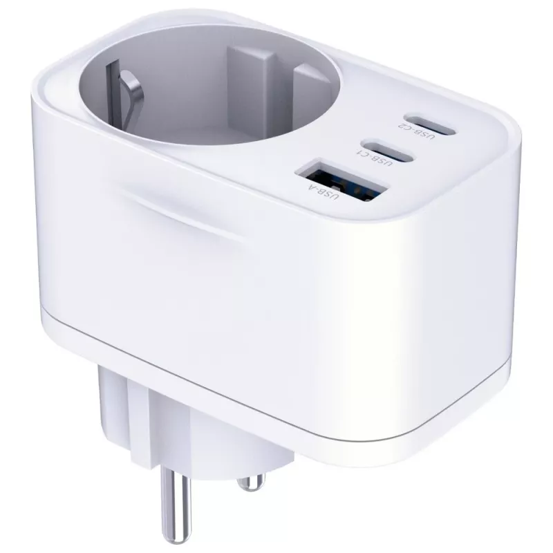 3MK Charger Comfort Charger GaN 30W White – USB power adapter, 30W GaN output