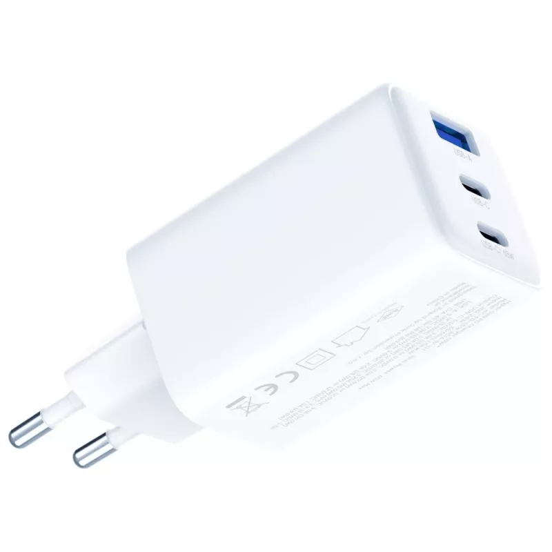 3MK Charger Hyper GaN 65W QC4+ — USB GaN 65W fast charger with QC4+ support