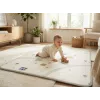 Rolled foam mat teddy bears and pastel road