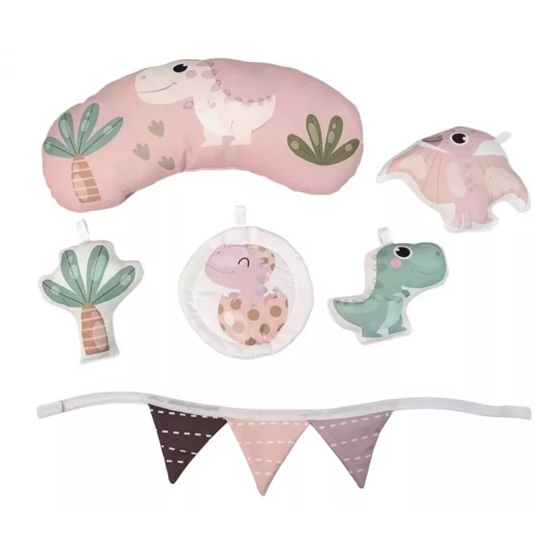 Educational play mat Dino Pink TinyMini pink