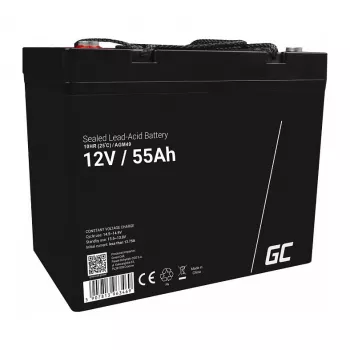 AGM Battery Green Cell AGM49 55 Ah 12 V Marine Leisure