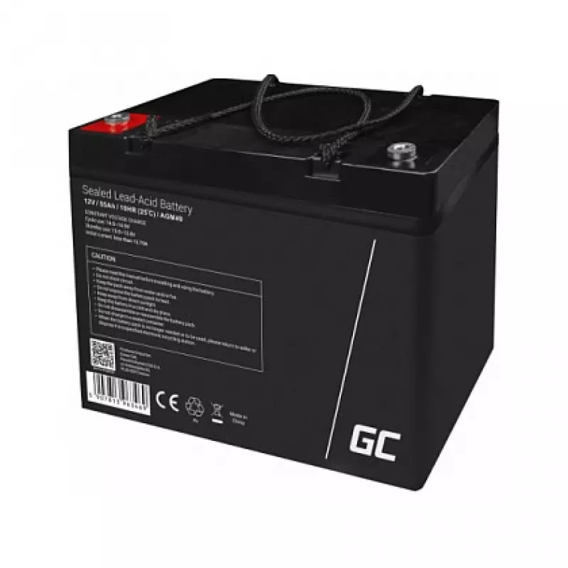 AGM Battery Green Cell AGM49 55 Ah 12 V Marine Leisure