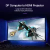 Cable DP to HDMI 2M/BLACK Hadbh Vention