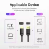 Cable DP to HDMI 2M/BLACK Hadbh Vention