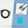 Cable DP to HDMI 2M/BLACK Hadbh Vention