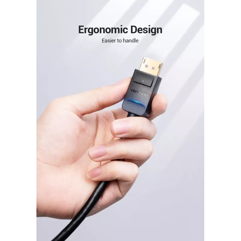 Cable DP to VGA 2M/BLACK Hblbh Vention